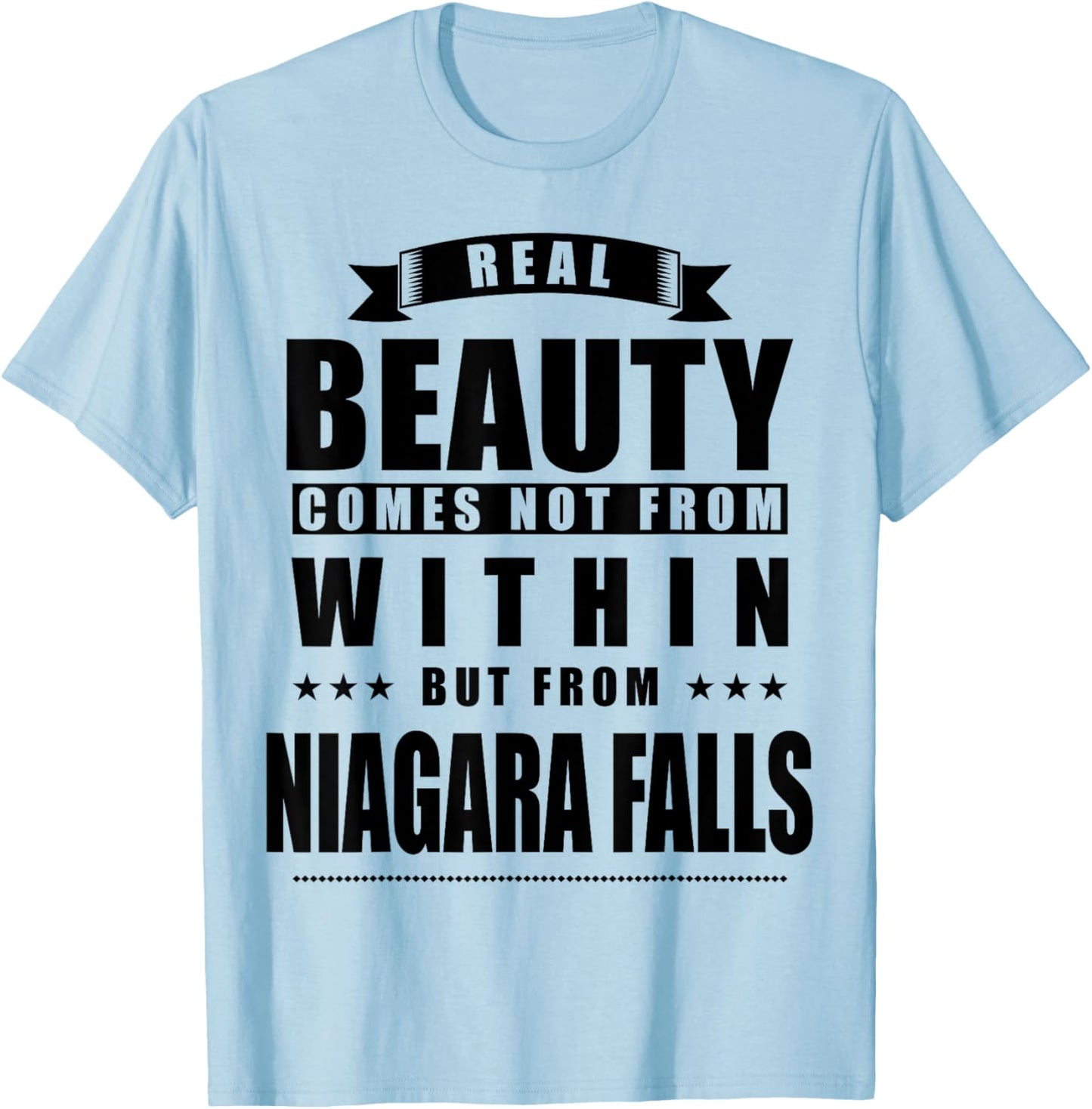 Niagara Falls - Funny Personalized City Gift T-Shirt - T-Shirt | Light Blue
