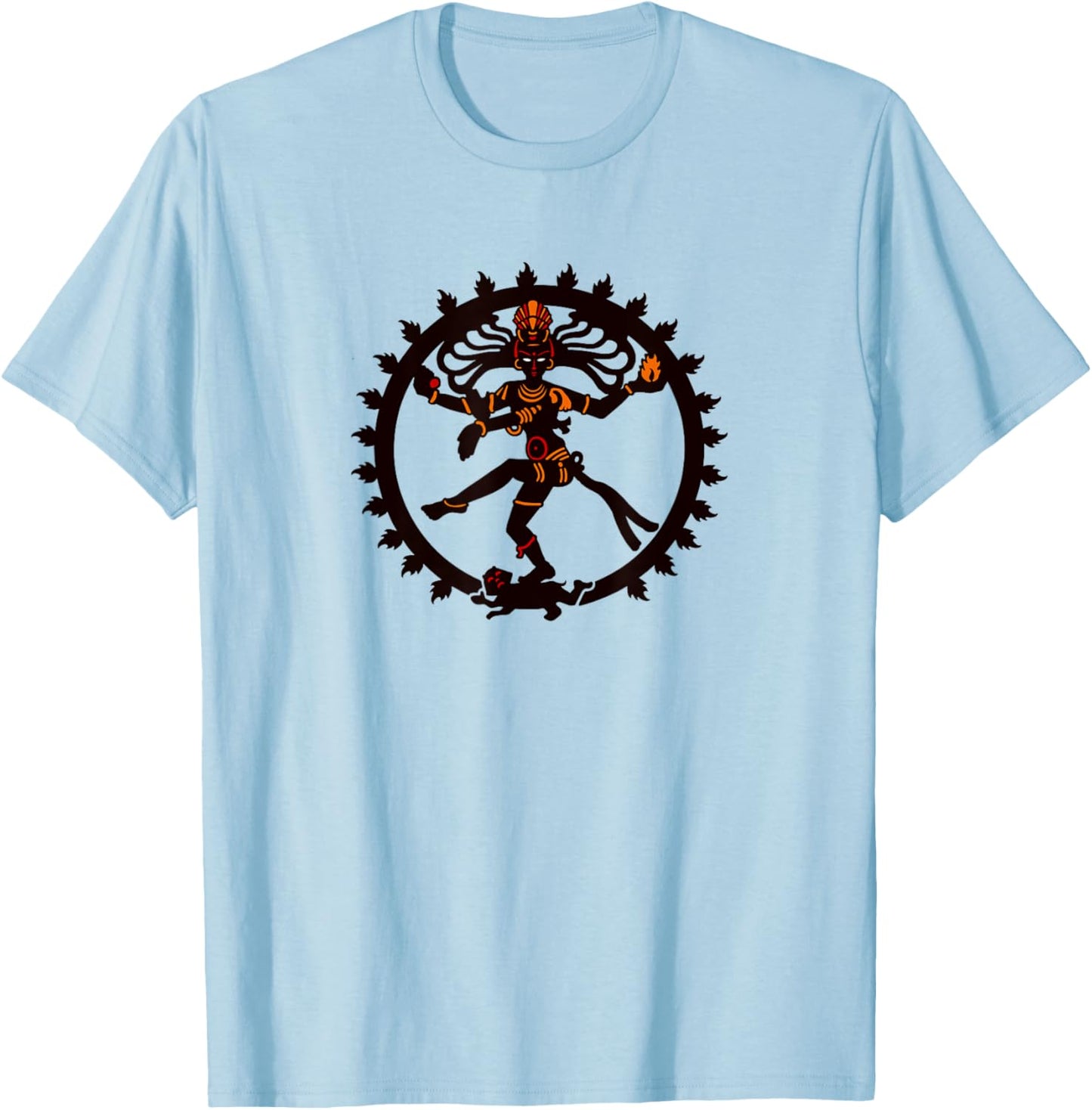 Lord of Dance Shiva Nataraja T-Shirt - T-Shirt | Light Blue