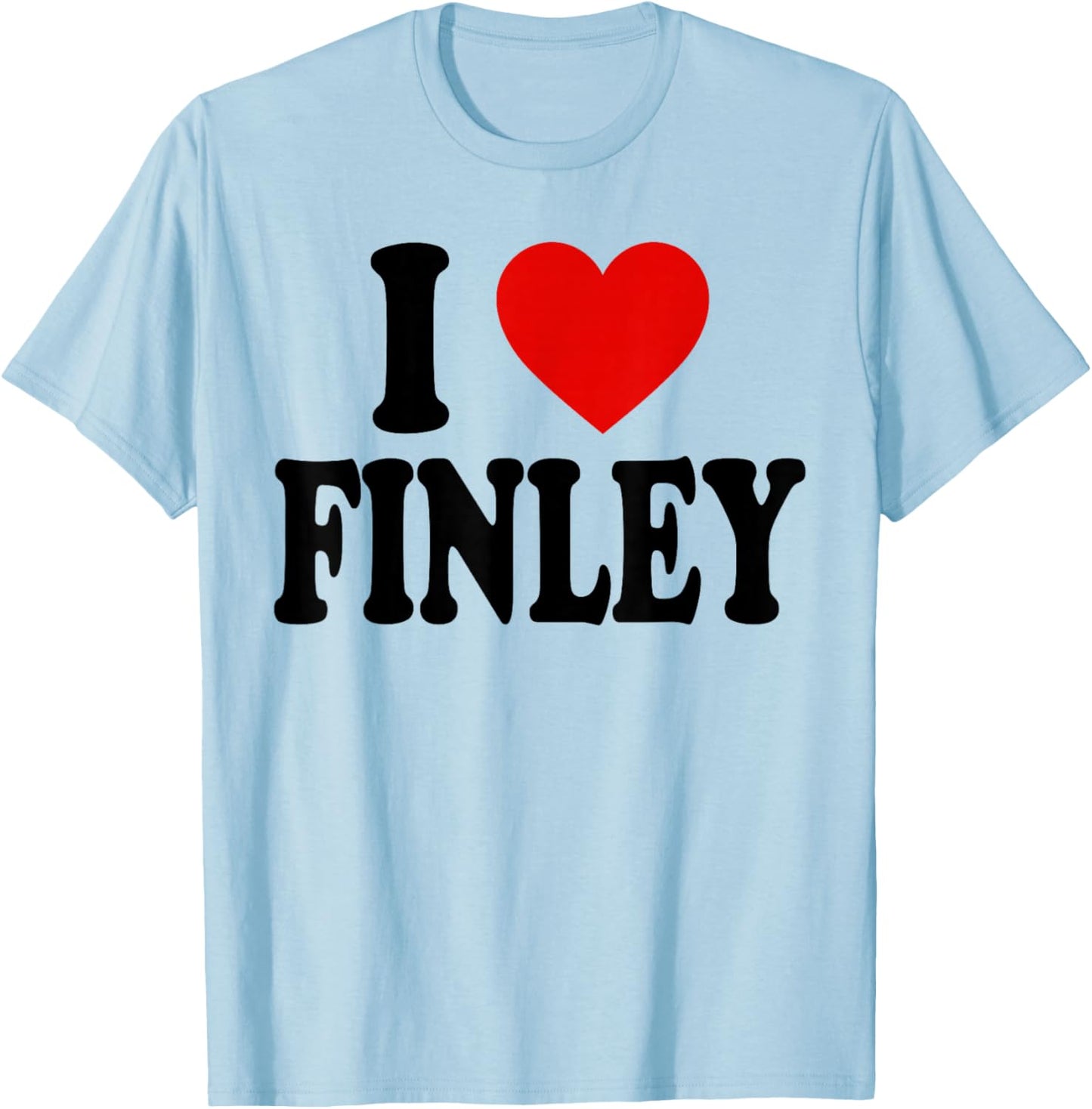I Heart Love Finley T-Shirt - T-Shirt | Light Blue