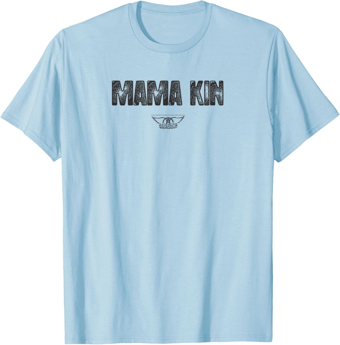 Aerosmith - Mama Kin Lyric T-Shirt - T-Shirt | Light Blue