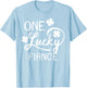 One Lucky Fiance St. Patrick's Day T-Shirt - T-Shirt | Light Blue