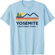 Retro Yosemite National Park T-Shirt - T-Shirt | Light Blue