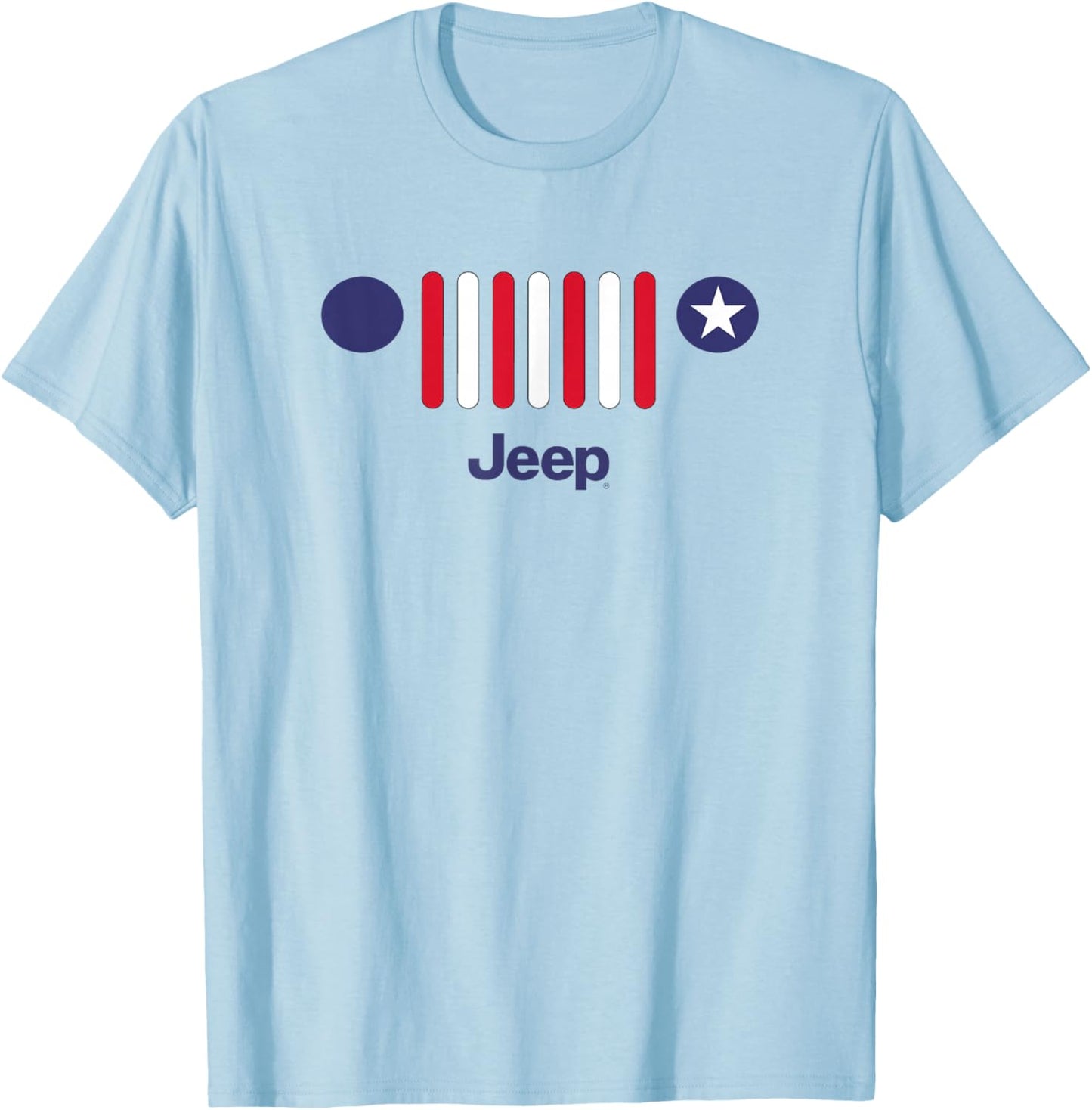 Jeep America 7-Slot Grille T-Shirt - T-Shirt | Light Blue