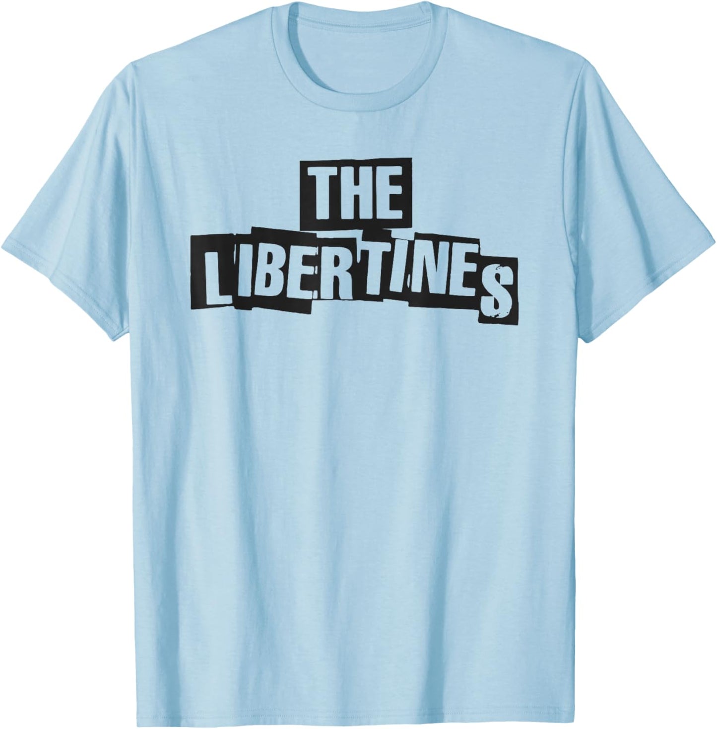 The Libertines – Black Logo T-Shirt - T-Shirt | Light Blue