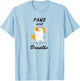 Paws & Breathe Yoga shirt T-Shirt - T-Shirt | Light Blue
