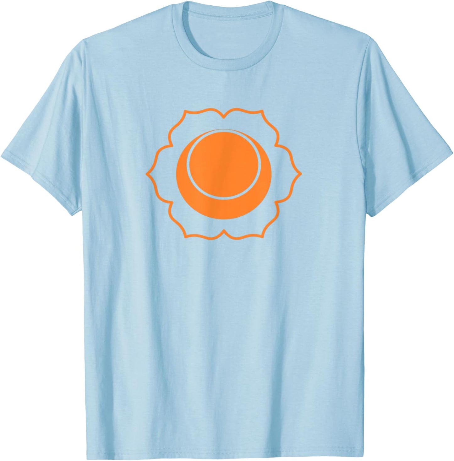 2nd Chakra, Svadhisthana, Center of Creativity & Fun T-Shirt - T-Shirt | Light Blue
