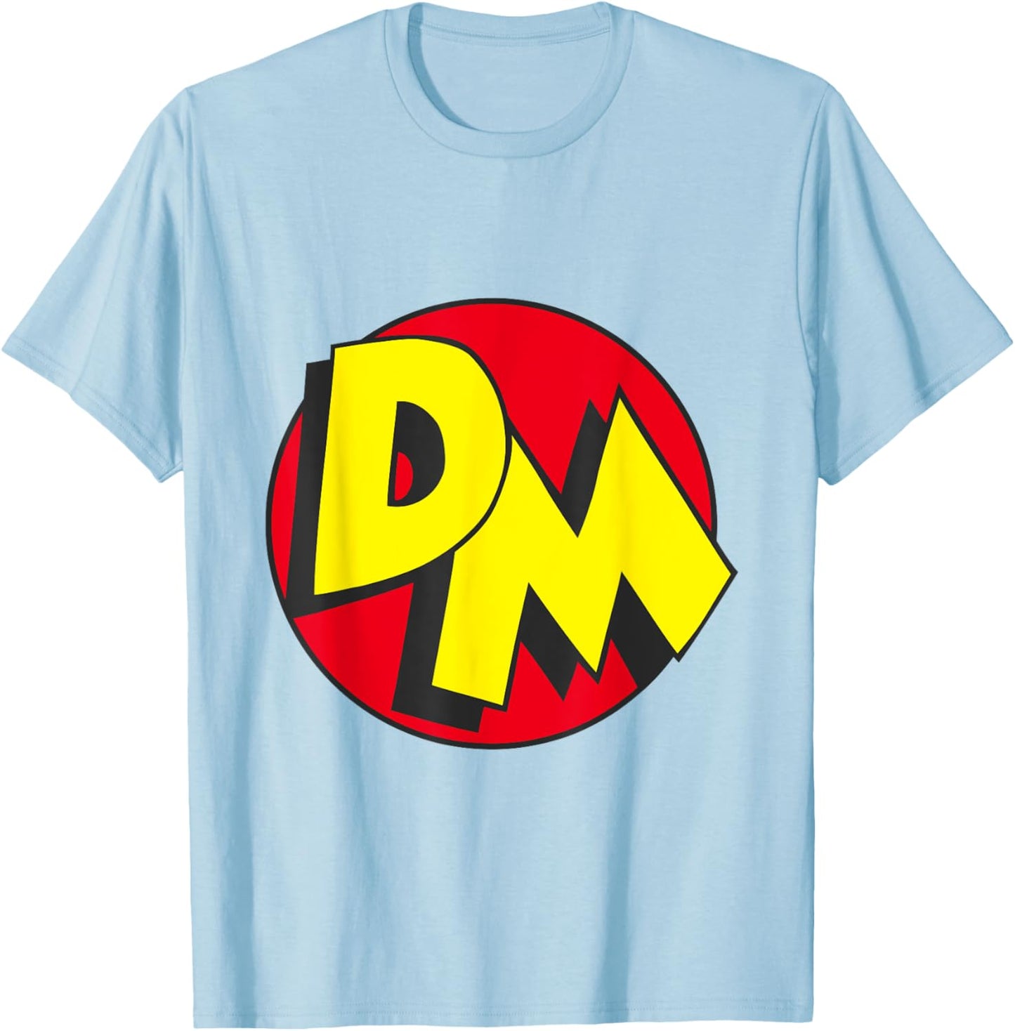 Danger Mouse Classic DM Logo T-Shirt - T-Shirt | Light Blue