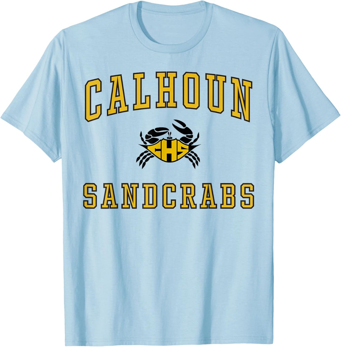 Calhoun High School Sandcrabs C1 T-Shirt - T-Shirt | Light Blue