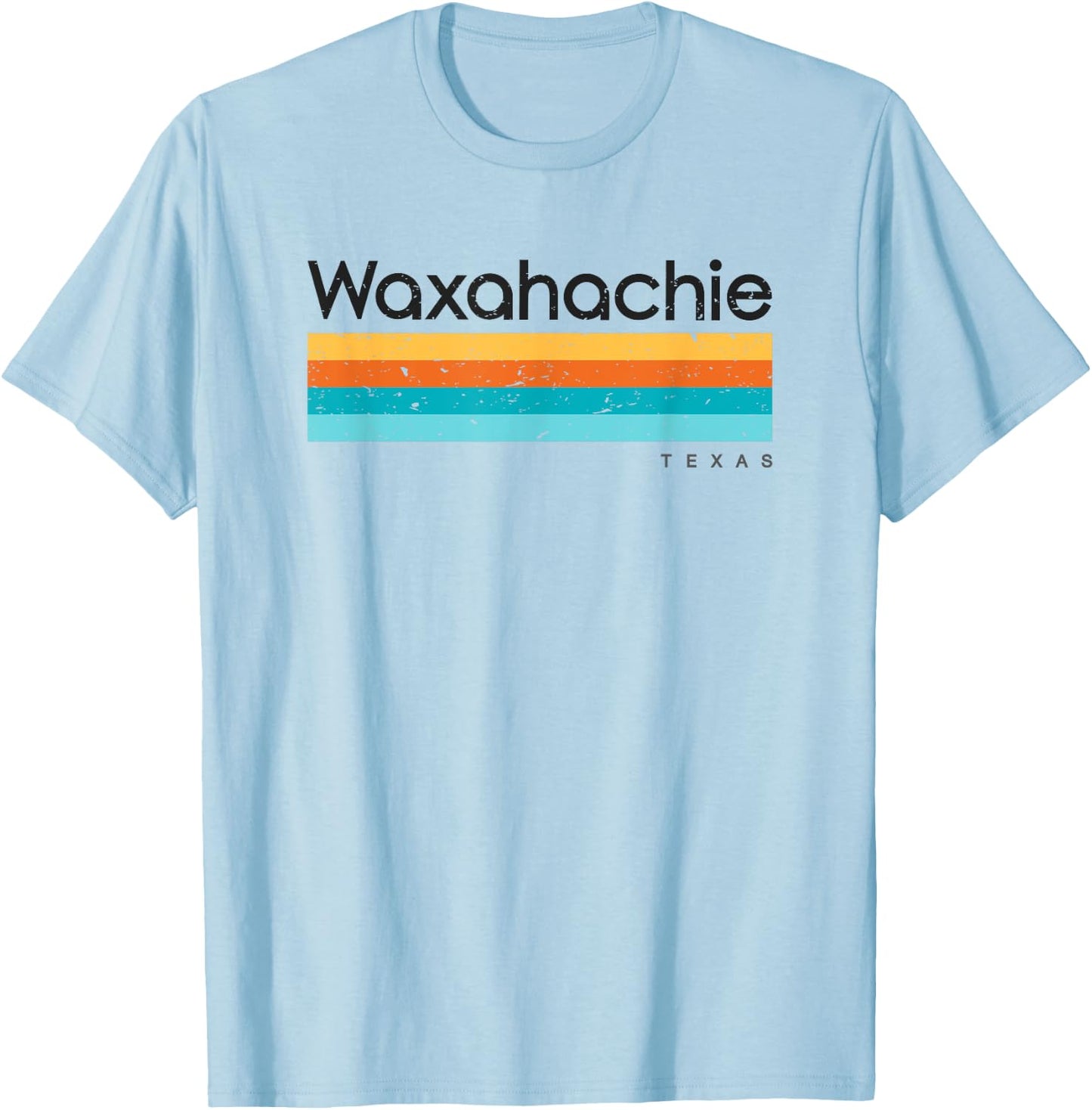 Vintage Waxahachie TX Texas USA Retro Design T-Shirt - T-Shirt | Light Blue