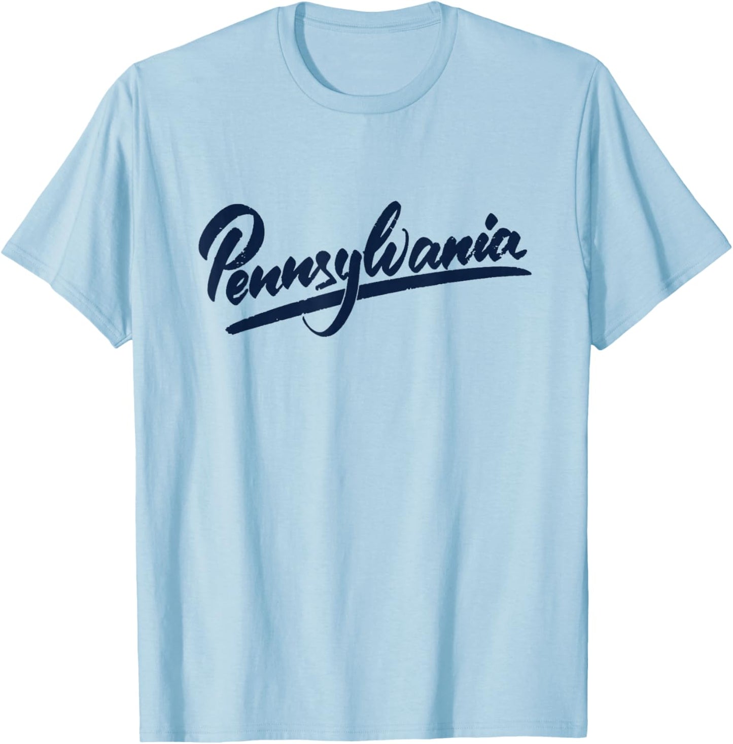 PENNSYLVANIA - Throwback Design - Classic T-Shirt - T-Shirt | Light Blue
