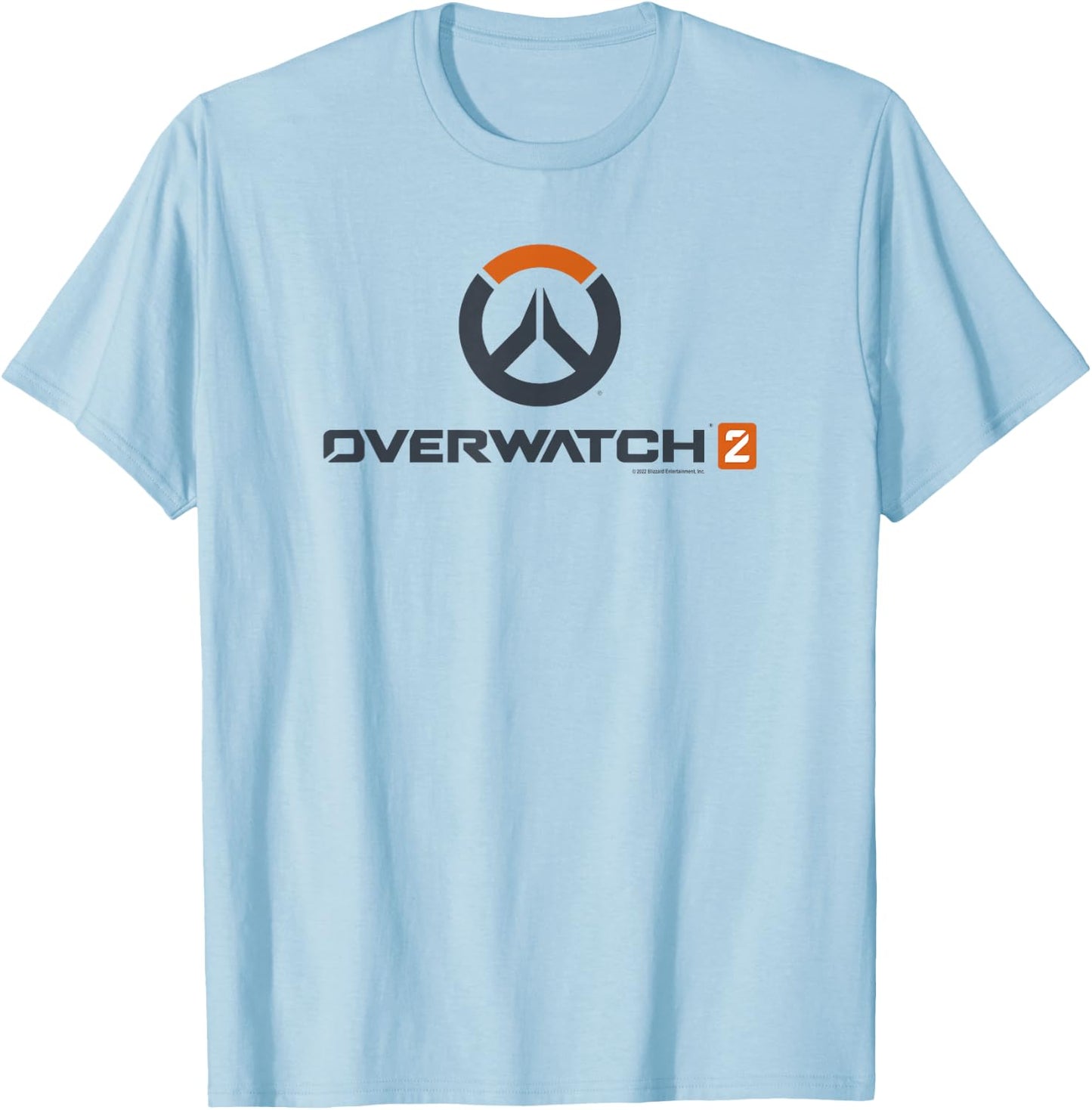 Overwatch 2 Center Icon Logo T-Shirt - T-Shirt | Light Blue