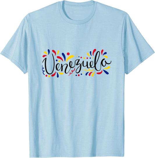 Venezuela - La Vinotinto Team Soccer Design for Venezuelans , white, S T-Shirt - T-Shirt | Light Blue