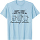 Funny Mama Sorry I Can't I Have To Feed My Sourdough Starter T-Shirt - T-Shirt | Light Blue