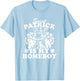 Saint Patrick Is My Homeboy Funny Vintage St Patricks Day T-Shirt - T-Shirt | Light Blue
