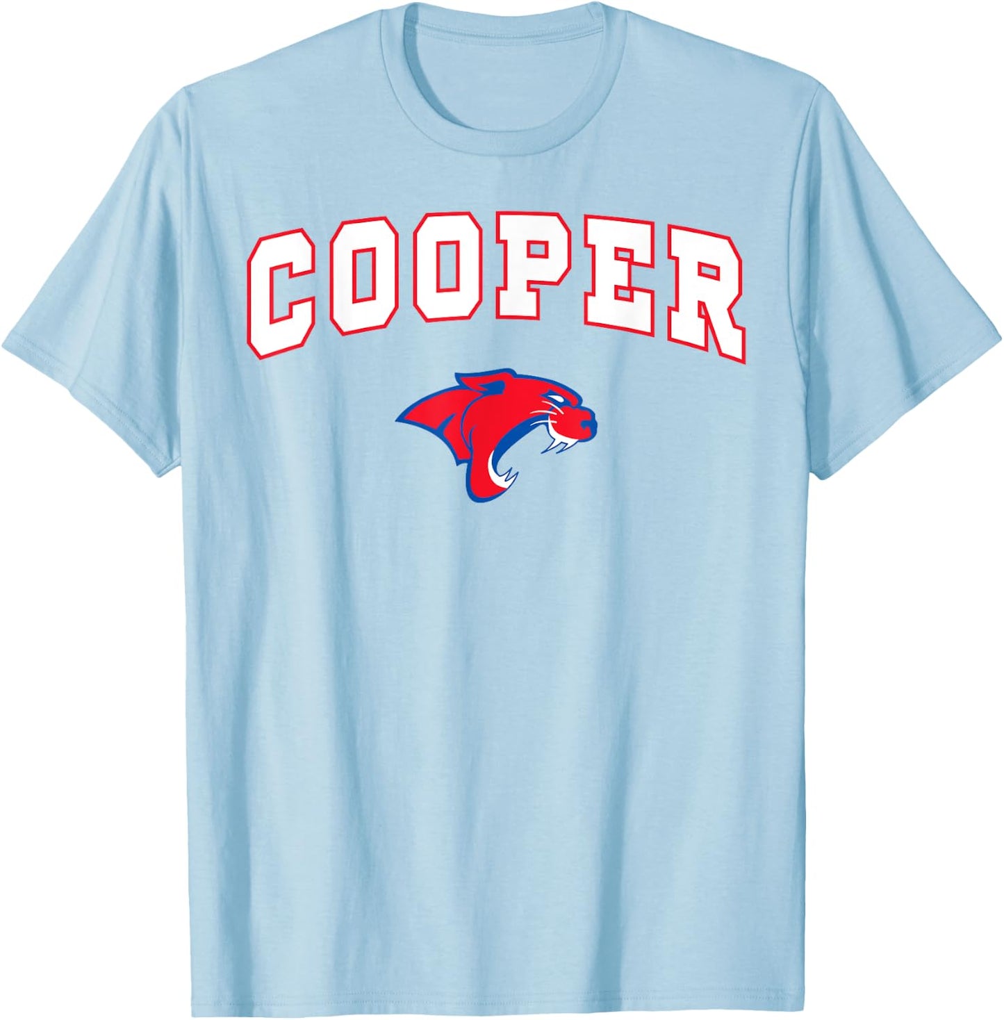 Cooper High School Cougars C2 T-Shirt - T-Shirt | Light Blue