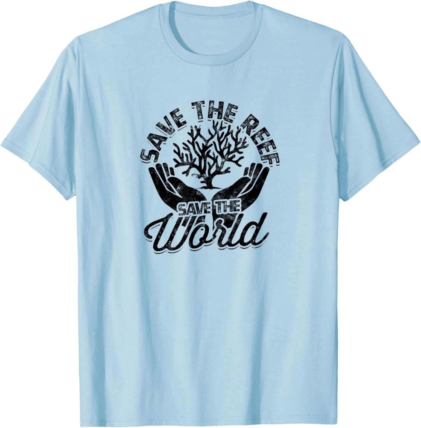 Save the reefs, save the world - Reef T-Shirt - T-Shirt | Light Blue
