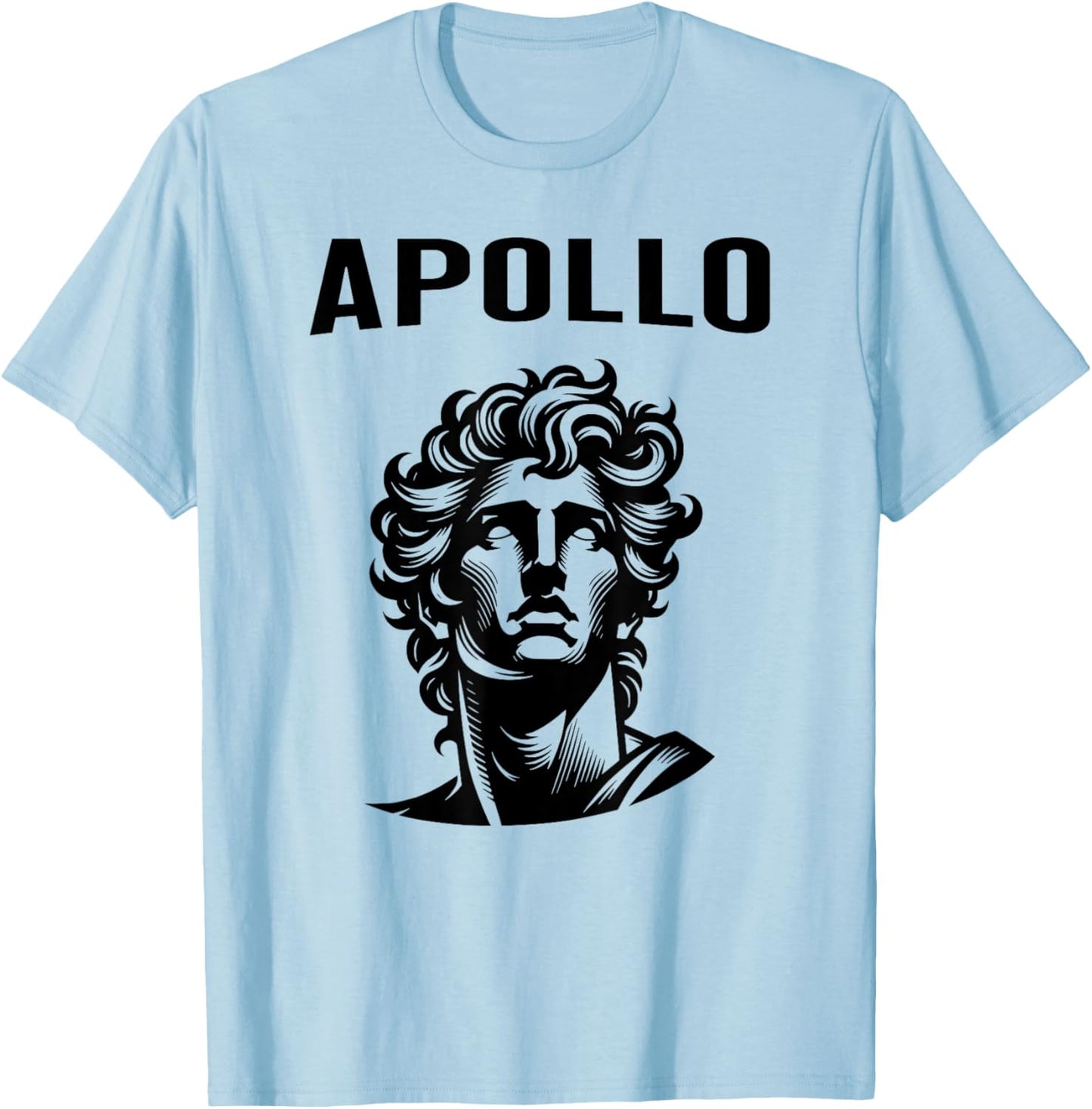 Apollo Ancient Greek God T-Shirt - T-Shirt | Light Blue
