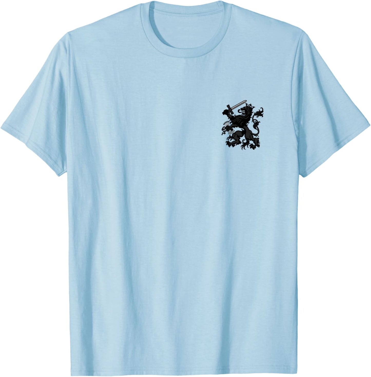 Netherlands Flag Dutch Pride Holland Roots Lion Coat of Arms T-Shirt - T-Shirt | Light Blue
