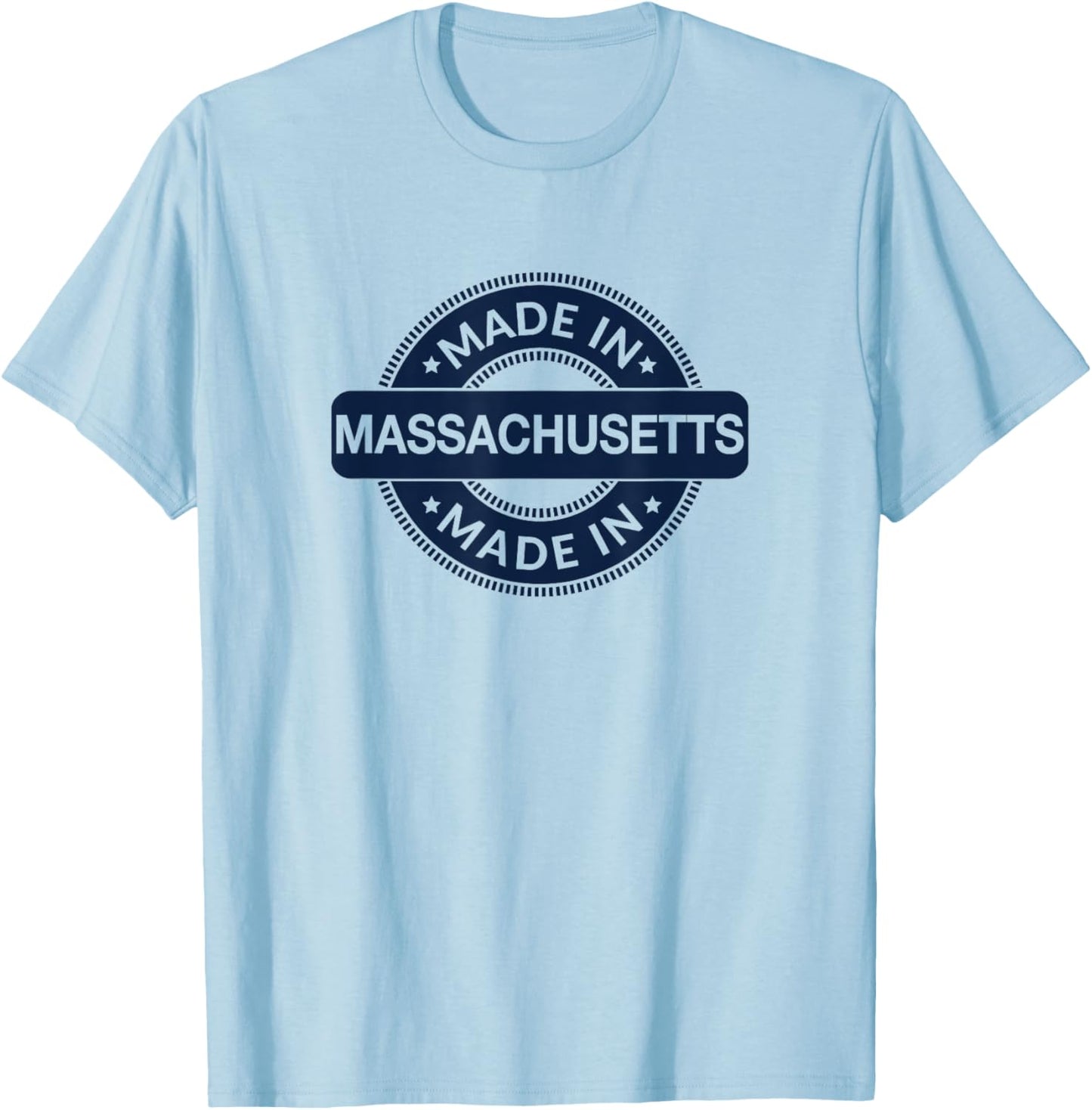 Massachusetts Home - Made in Massachusetts - Classic T-Shirt - T-Shirt | Light Blue