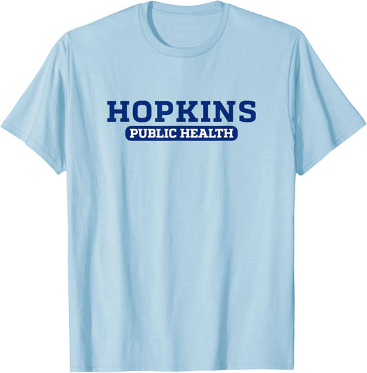 Johns Hopkins University Bluejays Public Health T-Shirt - T-Shirt | Light Blue