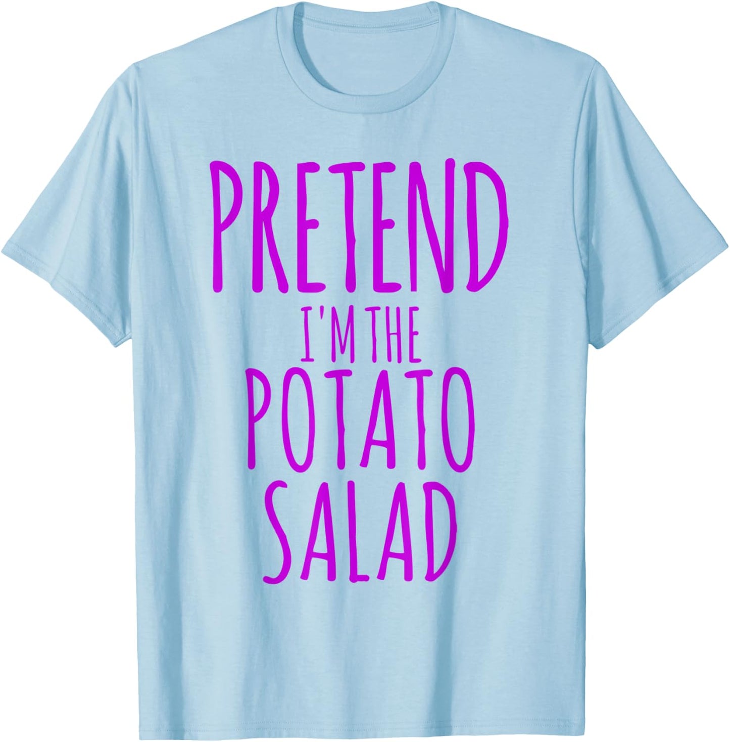 Thanksgiving Matching Family Potato Salad Nutrition Costume T-Shirt - T-Shirt | Light Blue