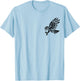 Falcon Abstract Haida Art Pacific Northwest Coast Bird T-Shirt - T-Shirt | Light Blue