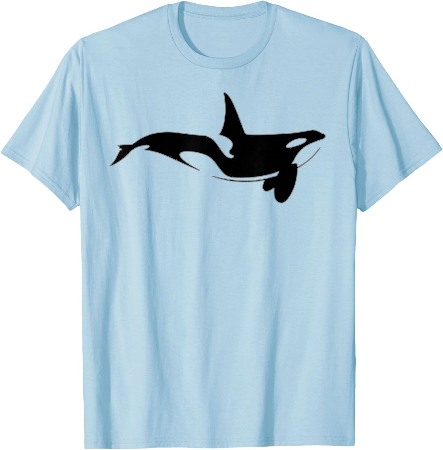 Save the Whales Ocean Orca Killer Whale Sea Conservation T-Shirt - T-Shirt | Light Blue