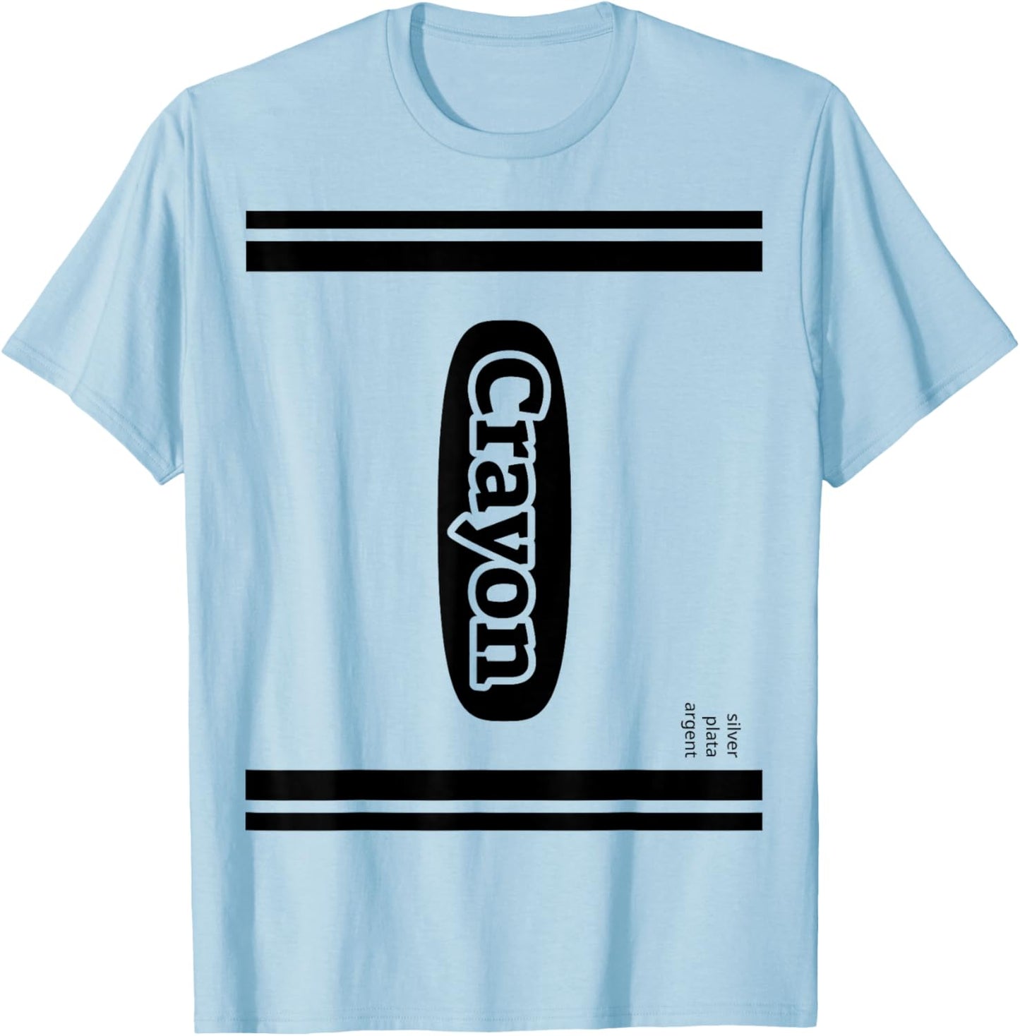 Crayon Silver Group Costume T-Shirt - T-Shirt | Light Blue
