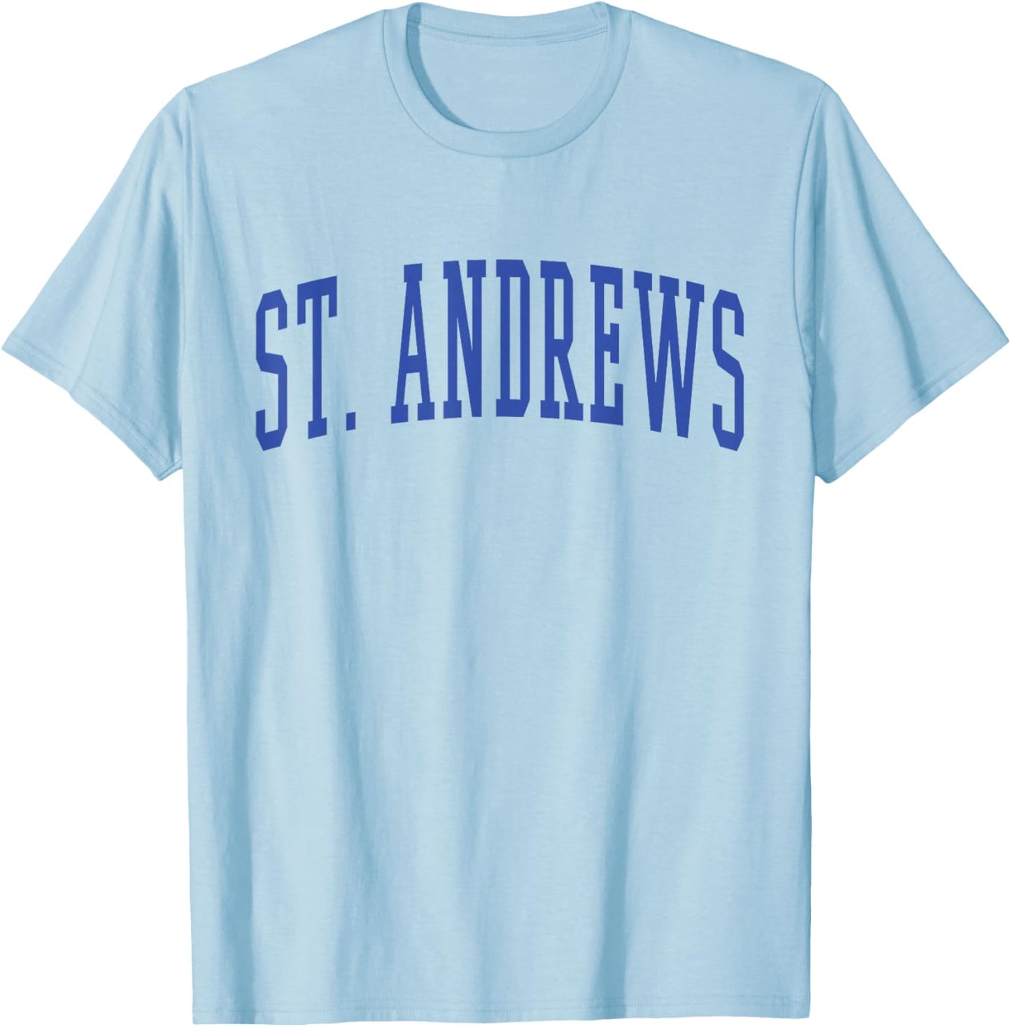 St Andrews Scotland Classic Grey Vintage T-Shirt - T-Shirt | Light Blue