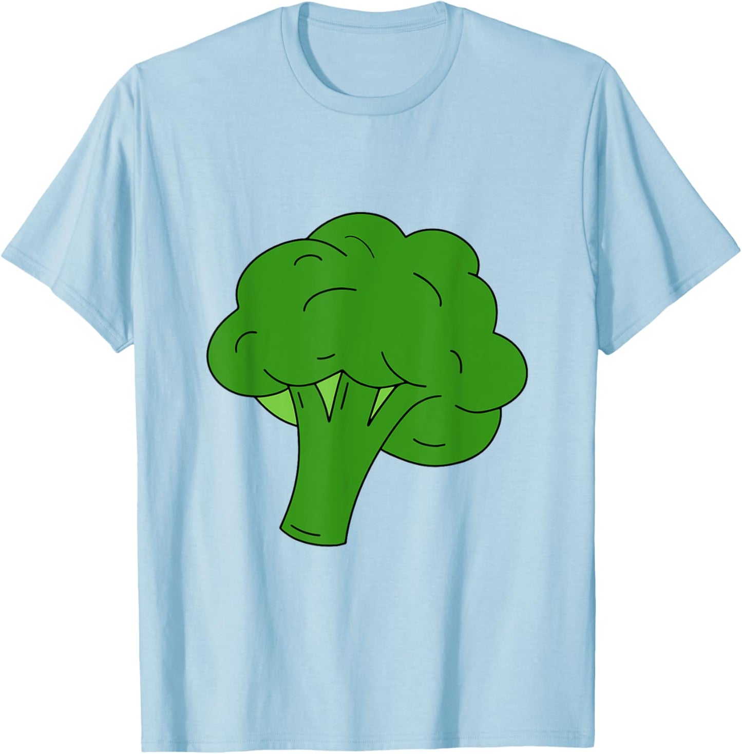 Broccoli Halloween Costume Matching Group Adult Kids Toddler T-Shirt - T-Shirt | Light Blue