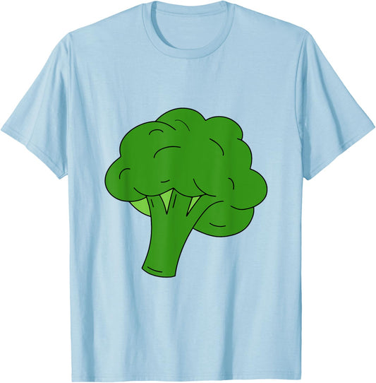 Broccoli Halloween Costume Matching Group Adult Kids Toddler T-Shirt - T-Shirt | Light Blue
