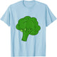 Broccoli Halloween Costume Matching Group Adult Kids Toddler T-Shirt - T-Shirt | Light Blue