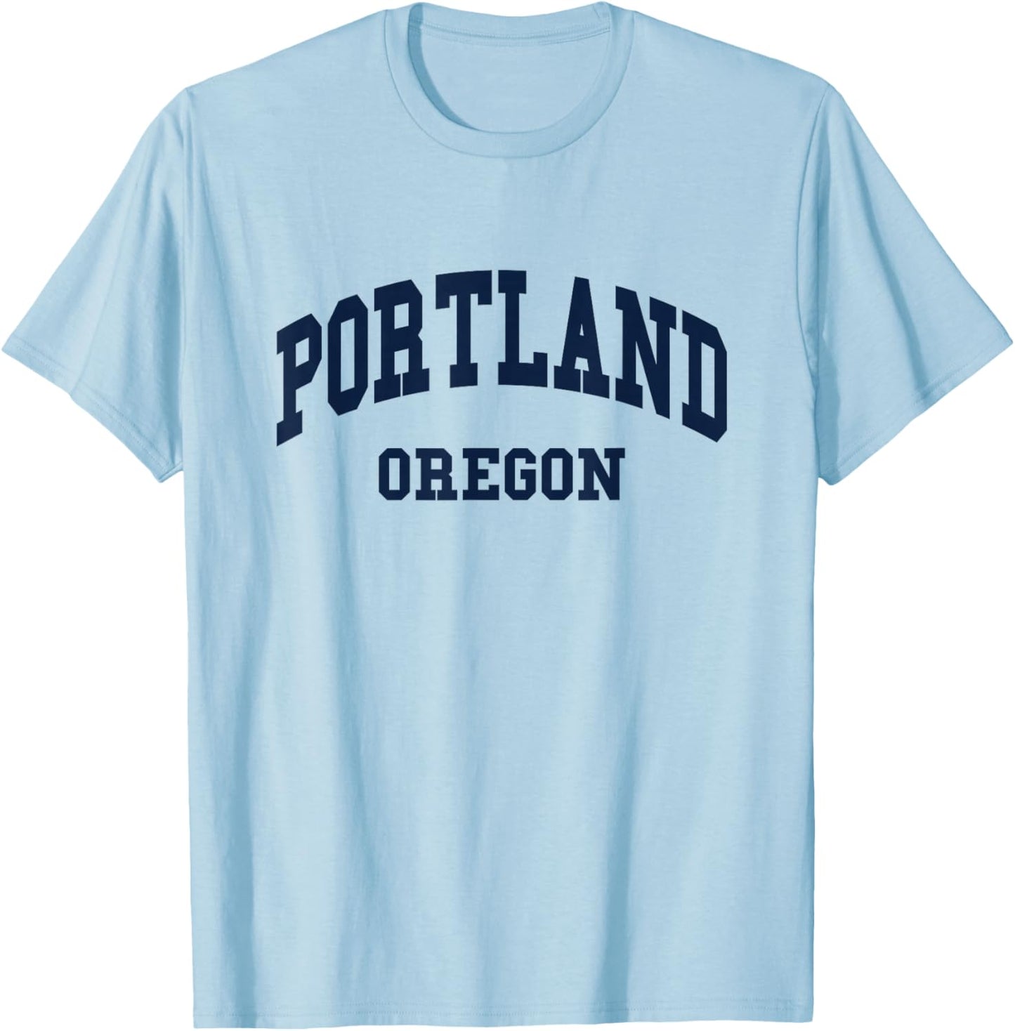 Portland - Oregon - Throwback Design - Classic T-Shirt - T-Shirt | Light Blue