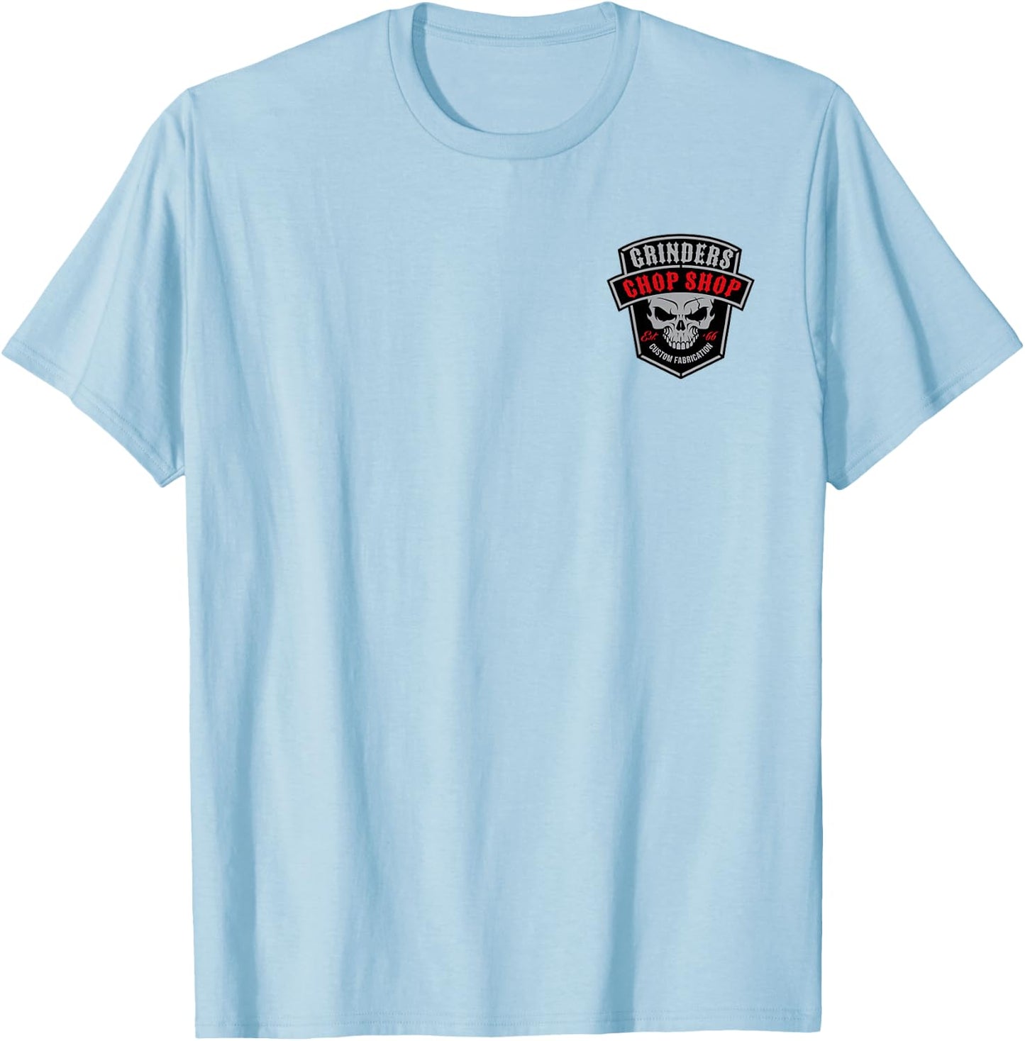 Hot Rod Chop Shop T-Shirt - T-Shirt | Light Blue