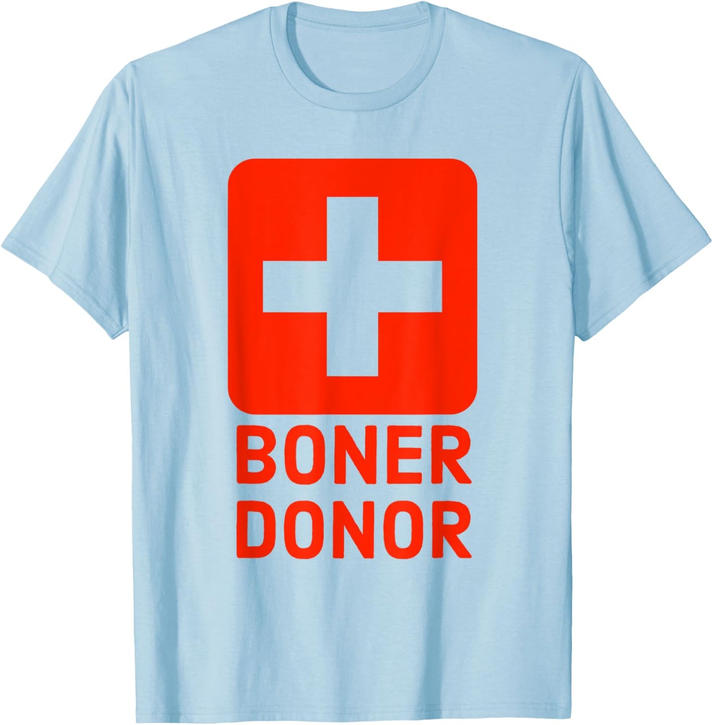 Boner Donor - Raunchy Halloween T-Shirt - T-Shirt | Light Blue