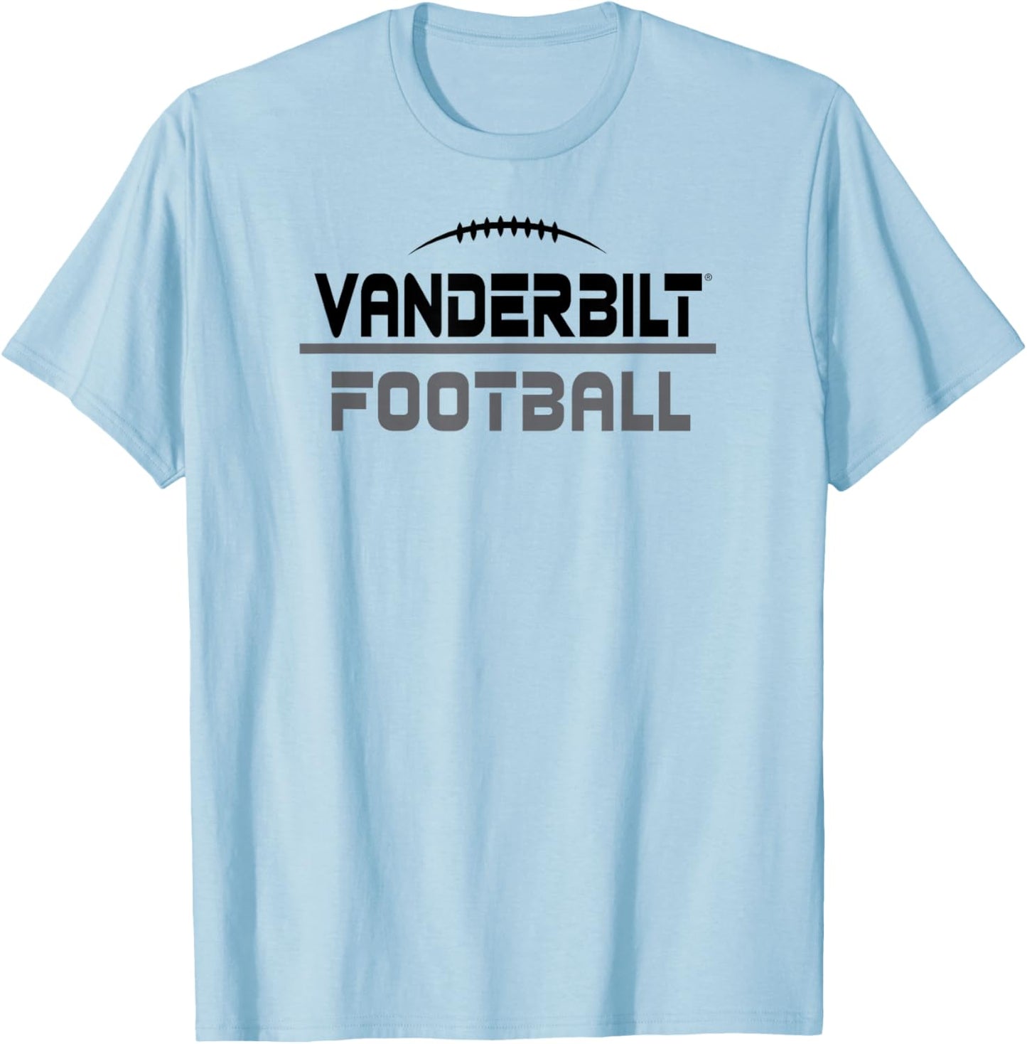 Vanderbilt Commodores Football Scramble Logo T-Shirt - T-Shirt | Light Blue