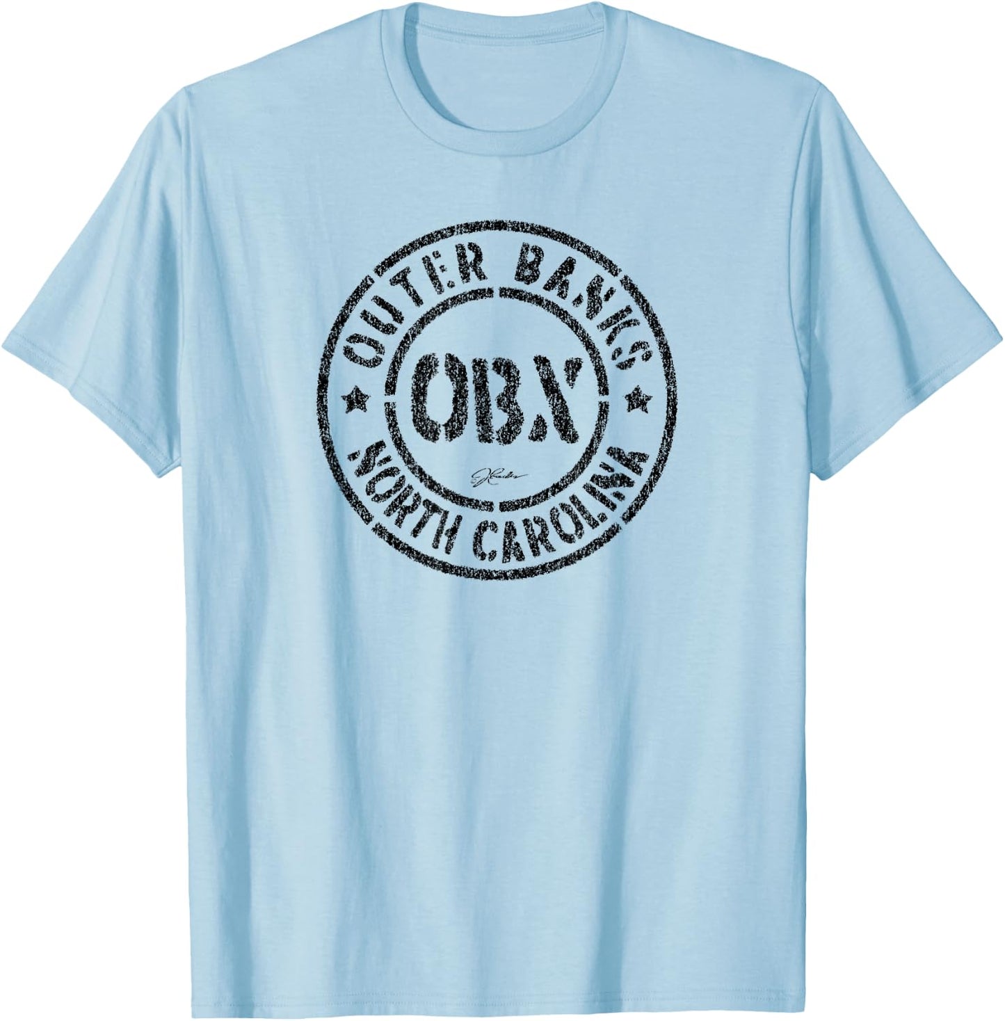 JCombs: Outer Banks, OBX, NC T-Shirt - T-Shirt | Light Blue