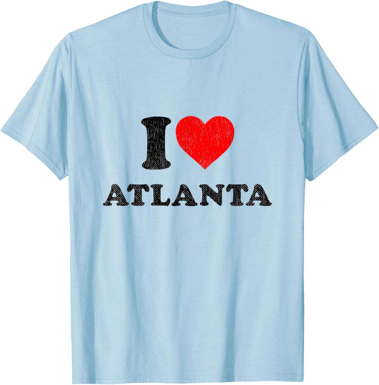 I Heart ATL Souvenir I Love Atlanta T-Shirt - T-Shirt | Light Blue