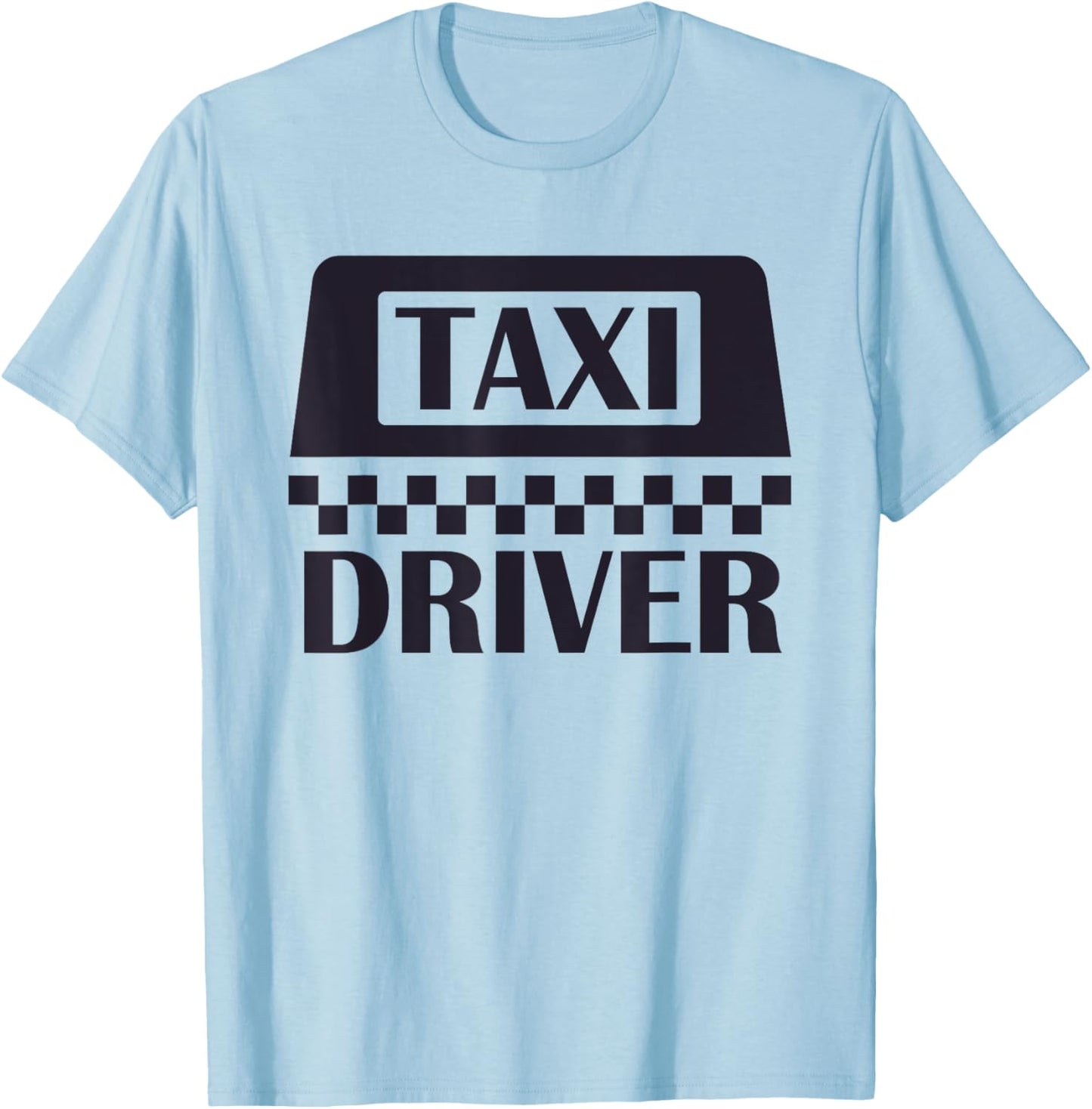 Yellow Taxi Costume Halloween Funny Taxi Driver Men Driving T-Shirt - T-Shirt | Light Blue