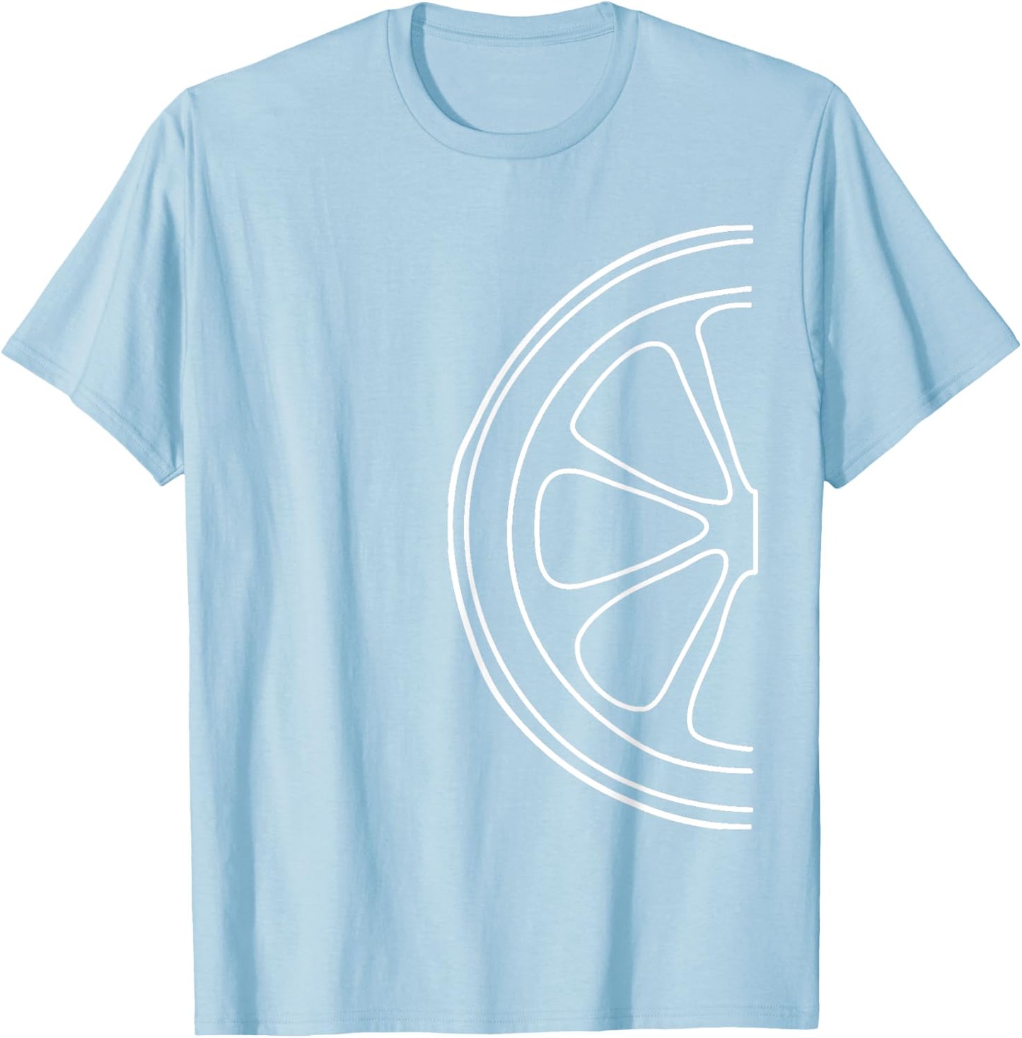Yellow Lemon or Green Key Lime Half Fruit Slice BFF Costume T-Shirt - T-Shirt | Light Blue