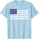 American Flag Dachshund Patriotic Doxie Lover 4th of July T-Shirt - T-Shirt | Light Blue