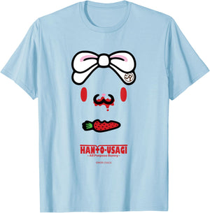 All Purpose Bunny Carrot Berries Hanyo Usagi T-Shirt - T-Shirt | Light Blue