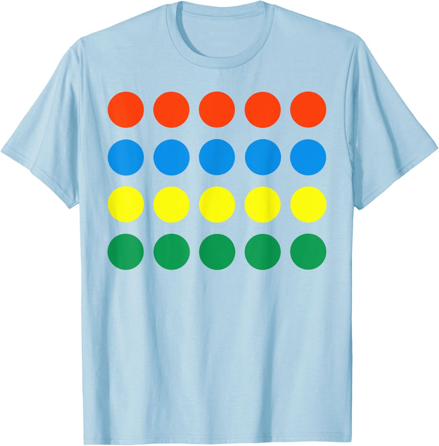 Funny Twister Game Halloween Party Office School Costume T-Shirt - T-Shirt | Light Blue