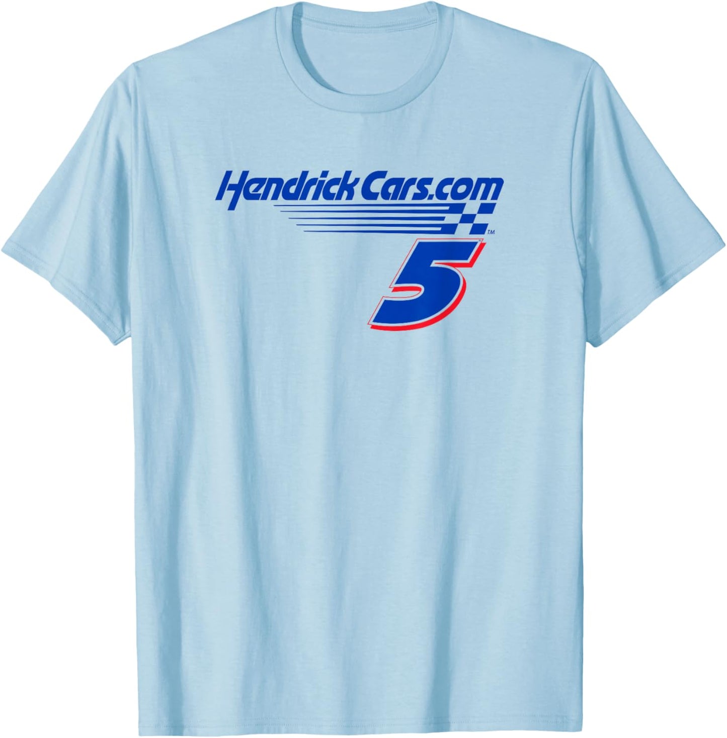 Hendrick Motorsports Kyle Larson 5 Officially Licensed White T-Shirt - T-Shirt | Light Blue