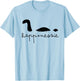 HappiNessie Loch Ness Monster Cute Women Cartoon T-Shirt - T-Shirt | Light Blue