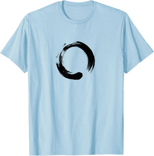 Enso, Zen, circle, symbol, Buddhism, Buddha, meditation Yoga T-Shirt - T-Shirt | Light Blue