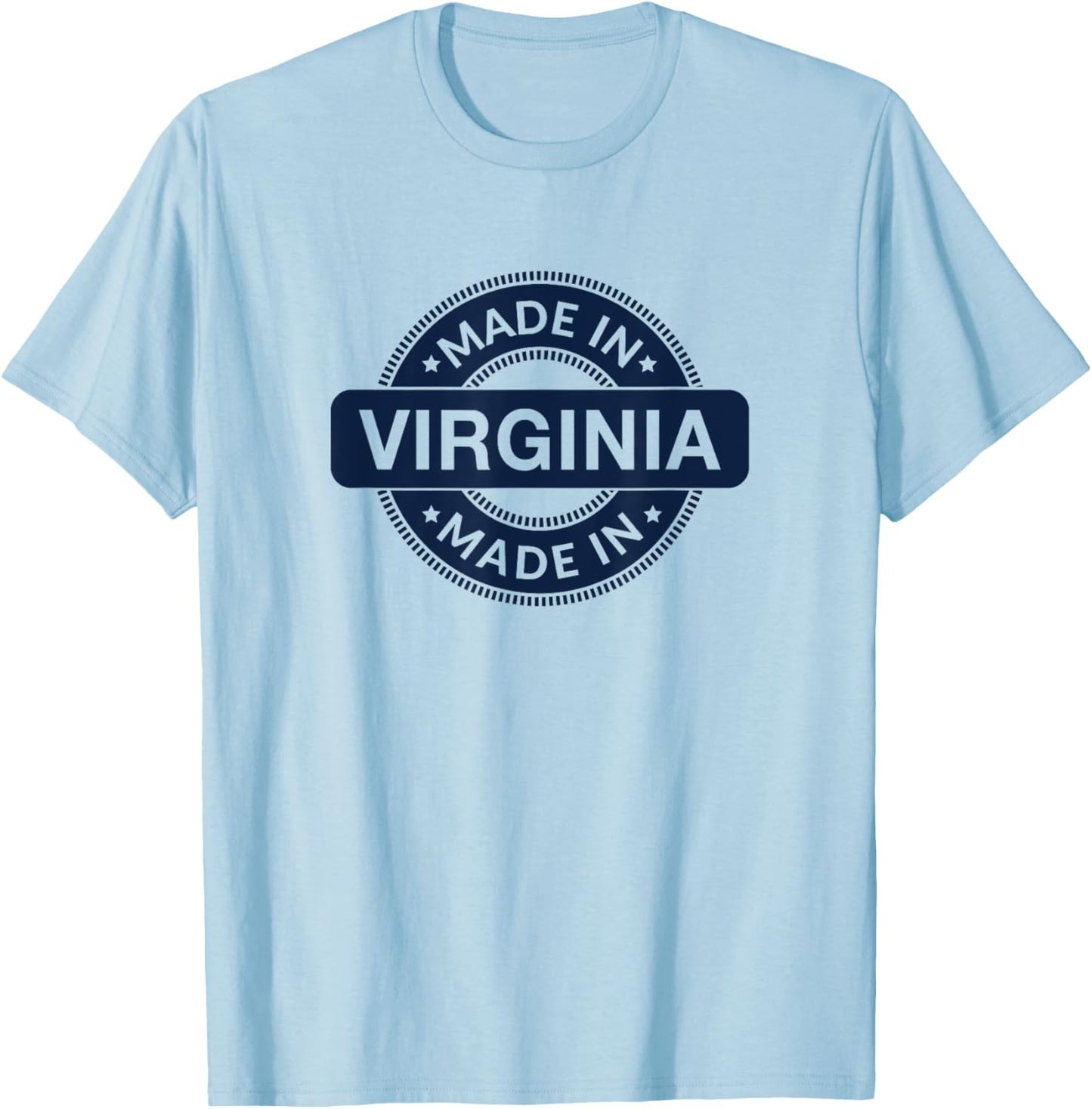 VIRGINIA Home - Born / Made in VIRGINIA - Classic T-Shirt - T-Shirt | Light Blue