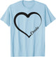 Doula Birth Worker Heart Doula T-Shirt - T-Shirt | Light Blue