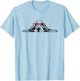 Red Glasses Basset Hound Lover T-Shirt - T-Shirt | Light Blue