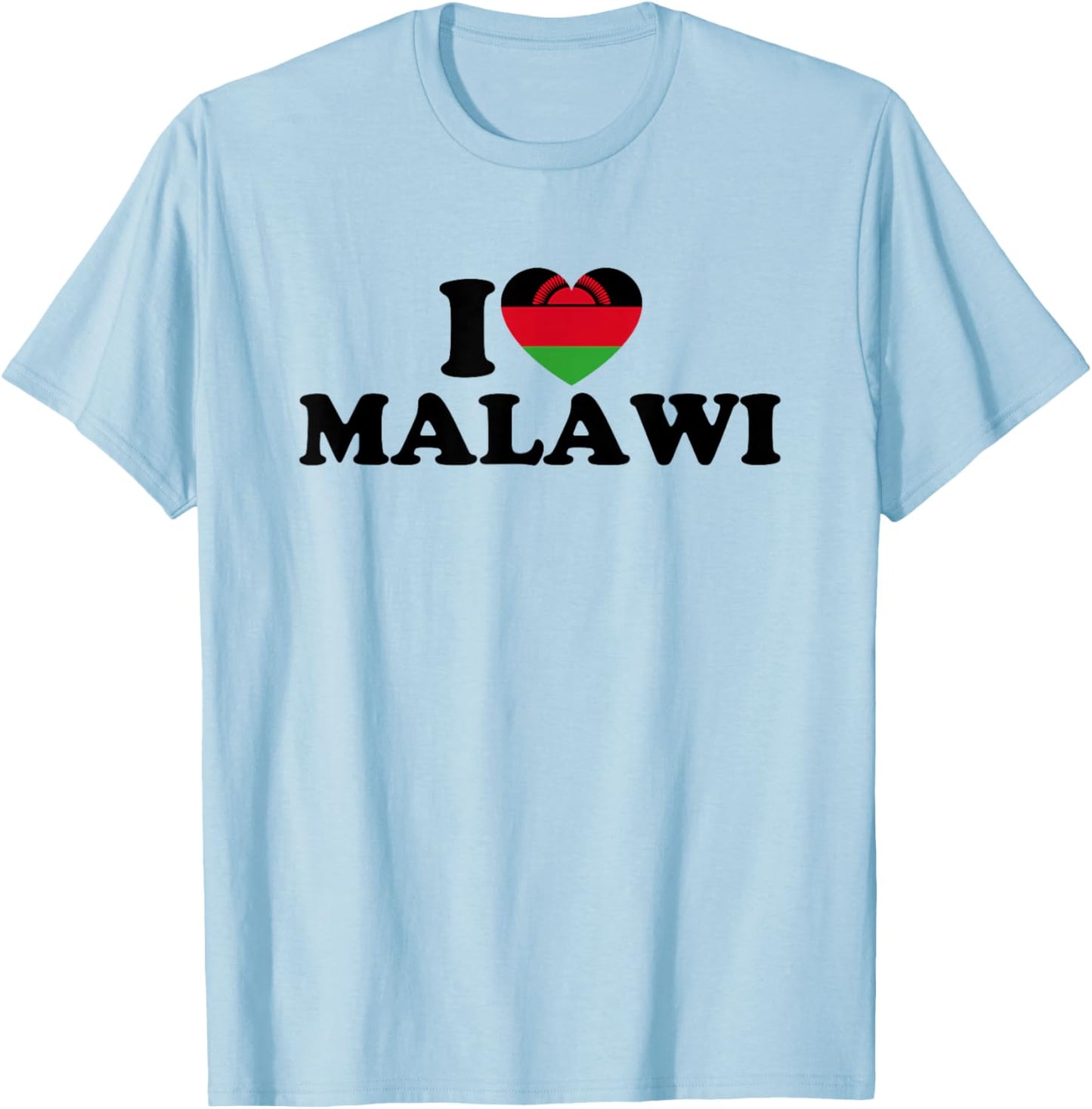 I Love Malawi T-Shirt - T-Shirt | Light Blue